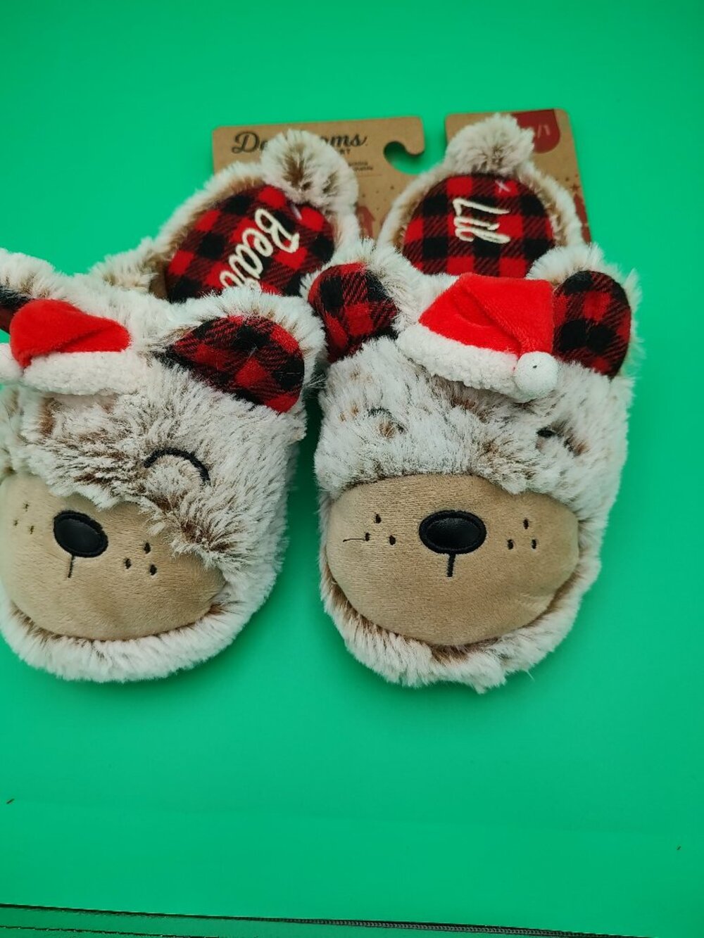Dearfoams Kids Christmas Slippers
